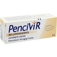 PENCIVIR bei Lippenherpes gefärbte Creme